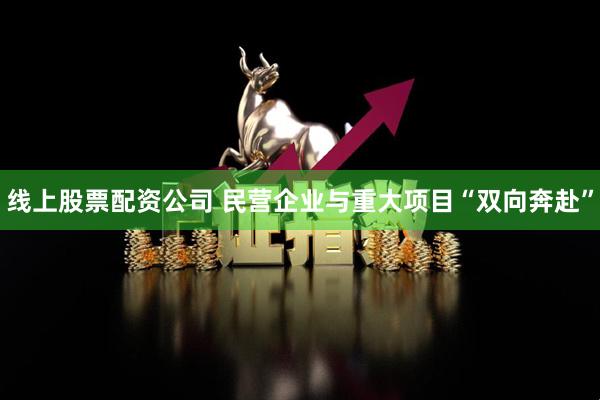 线上股票配资公司 民营企业与重大项目“双向奔赴”